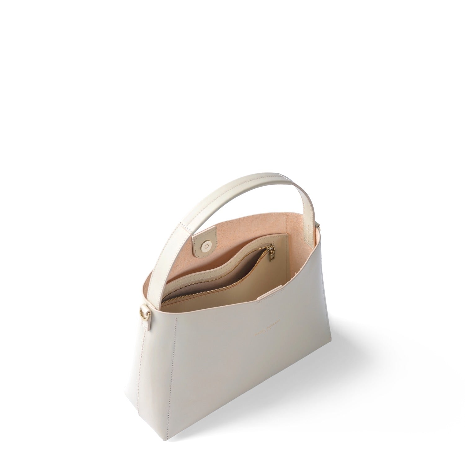 Isabel Bernard Montmartre Béatrice creme vegetable tanned leather handbag IB25095-370