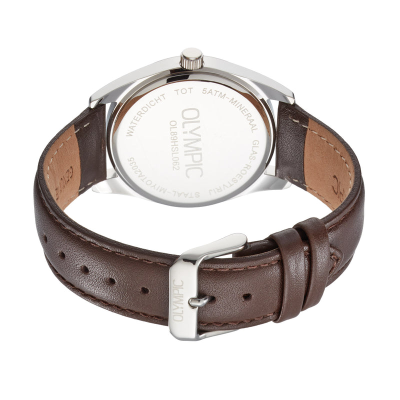 Olympic Marcel Zilverkleurig Herenhorloge OL89HSL062-zoom-