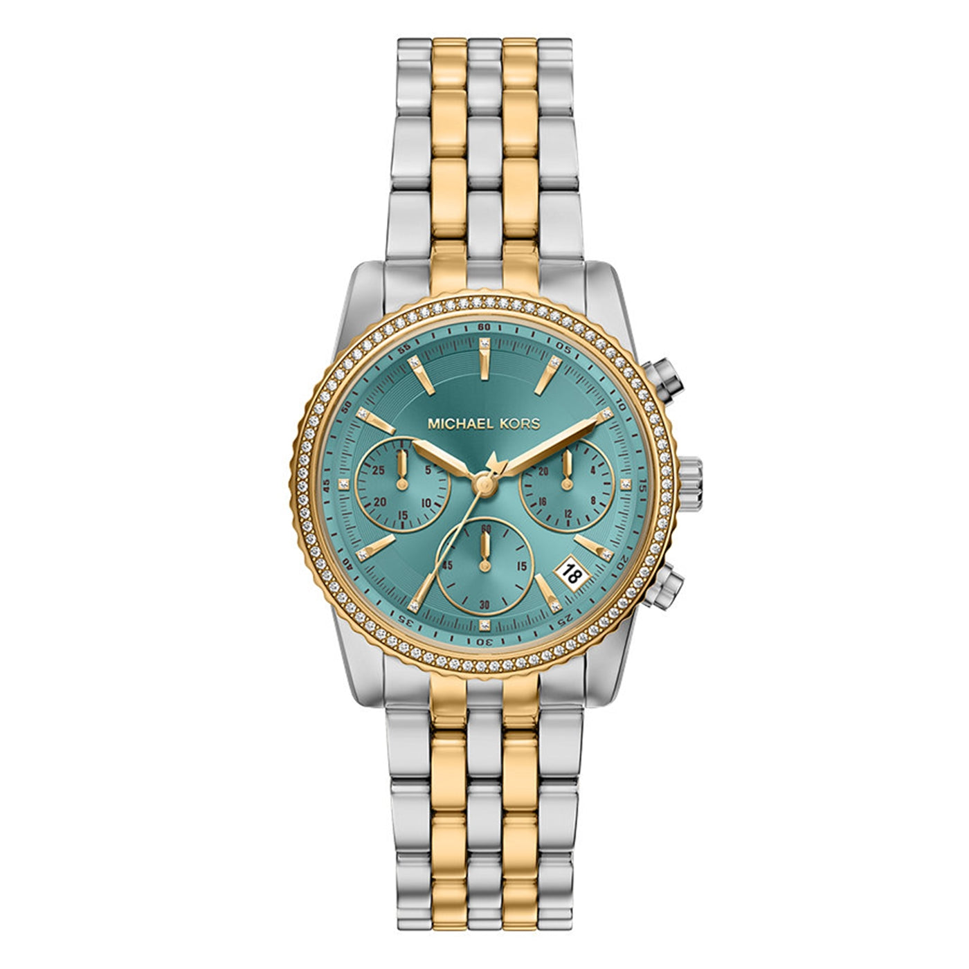 Michael Kors Bryant Round Blue Dial Watch MK7582