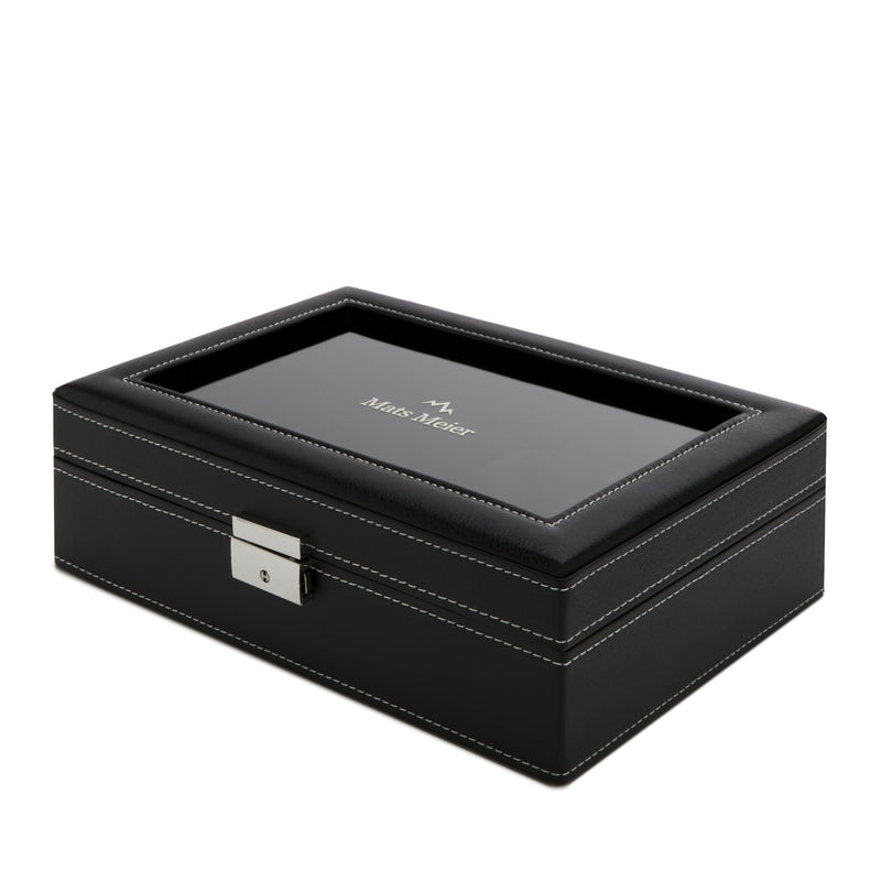 Mats Meier Mont Fort Zwarte Horlogebox voor 8 Horloges MM-Watchbox-1904-zoom-