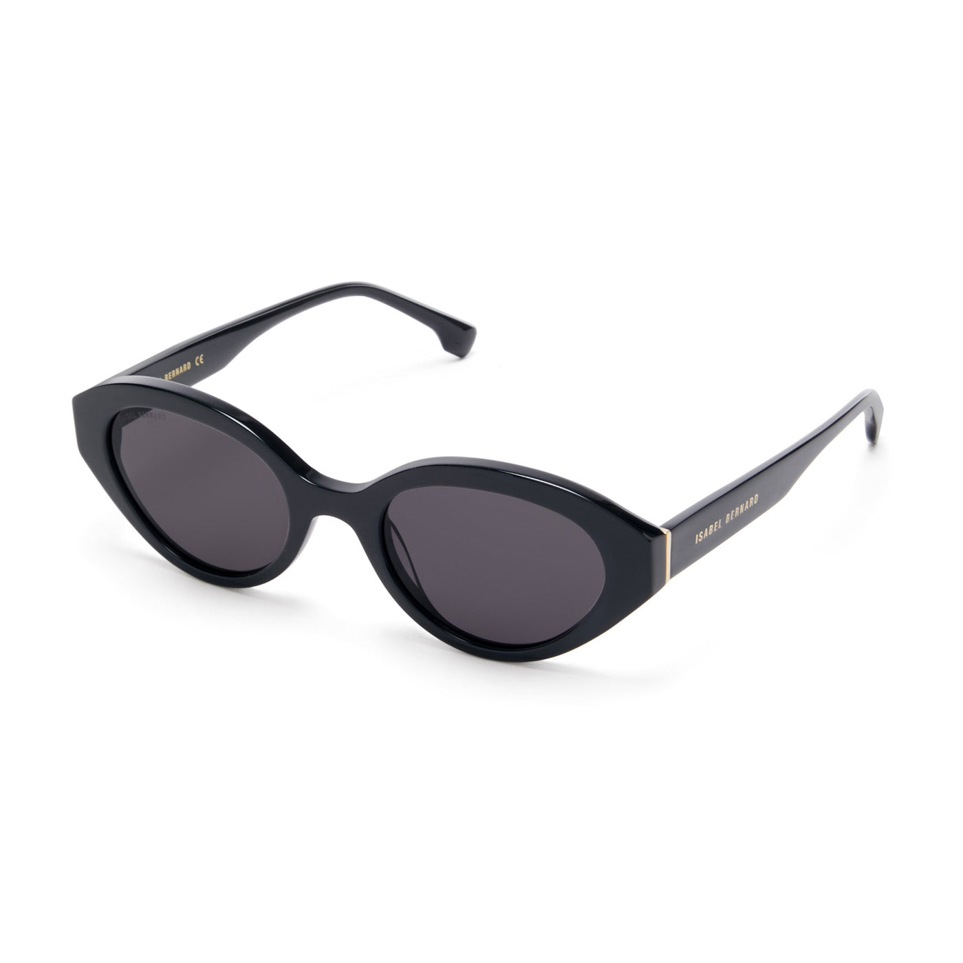 Isabel Bernard La Villette Rosaire Black Ovale Sunglasses IB400002-01-01