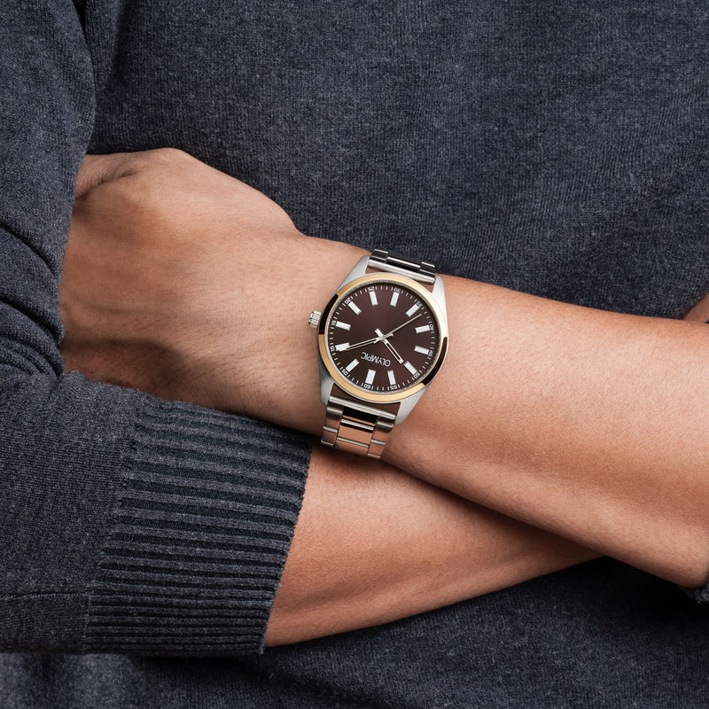 Olympic Marcel Silver Men's Watch OL89HDS001B-zoom-