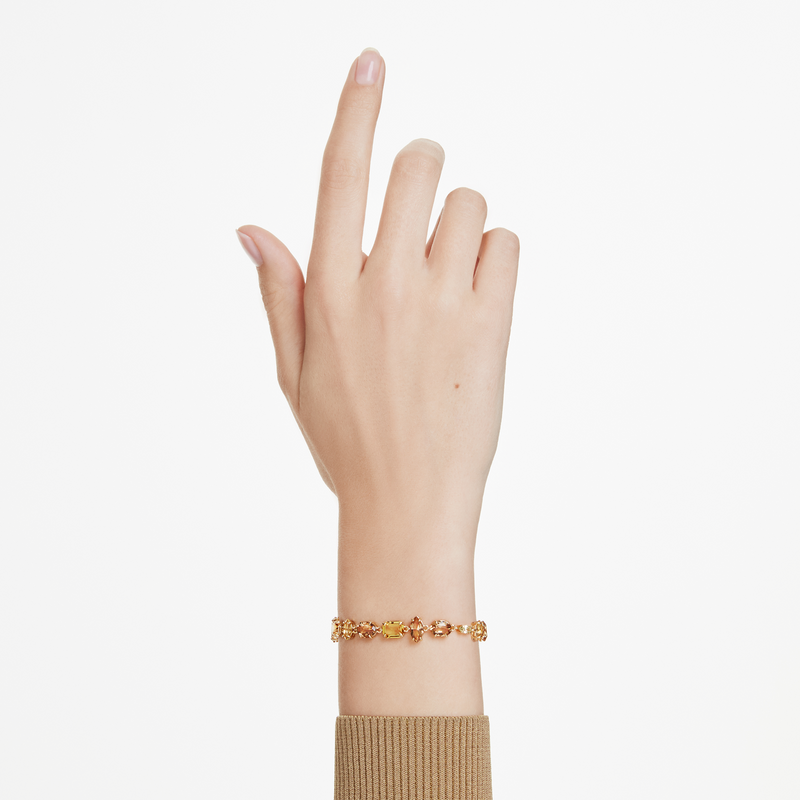 Swarovski Gema Gold Coloured Bracelet 5718072-zoom-