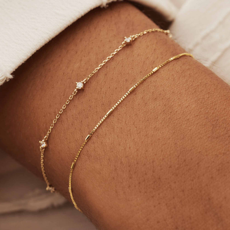 Isabel Bernard Rivoli Esmée 14 Karaat Gouden Armband IB320099-zoom-