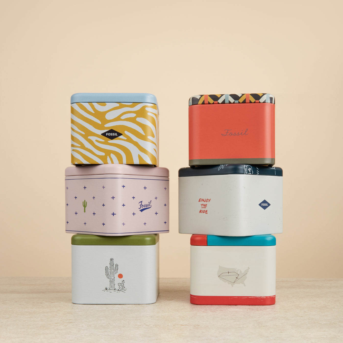 Fossil Zwarte Vintage Casual Armband JF02763040 (Lengte: 18.00 - 19.50 cm)