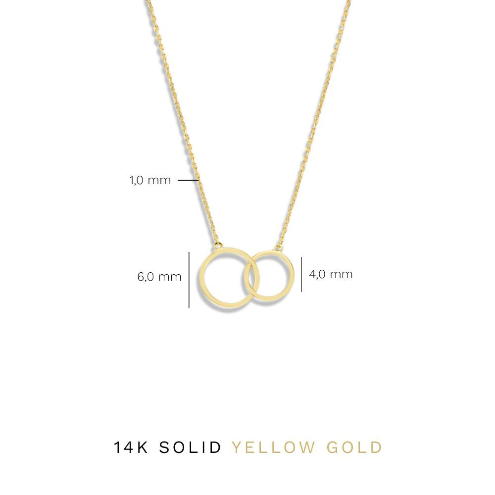 Isabel Bernard Le Marais Loulou 14 Carat Golden Necklace IB340132 (Length: 40.00-44.00 cm)