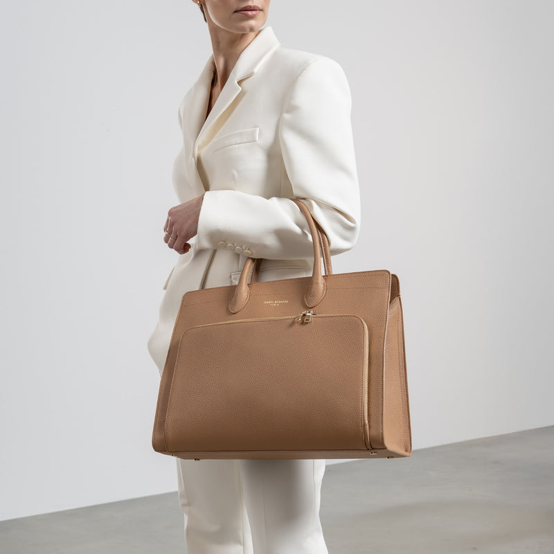 Isabel Bernard Honoré Nadine Camel Kalfsleren Handtas IB25053-zoom-