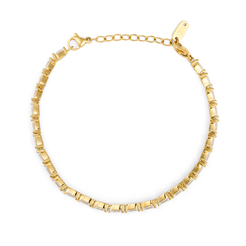 Mockberg Kenza Zina Gold Plated Large Bracelet MB1733-zoom-