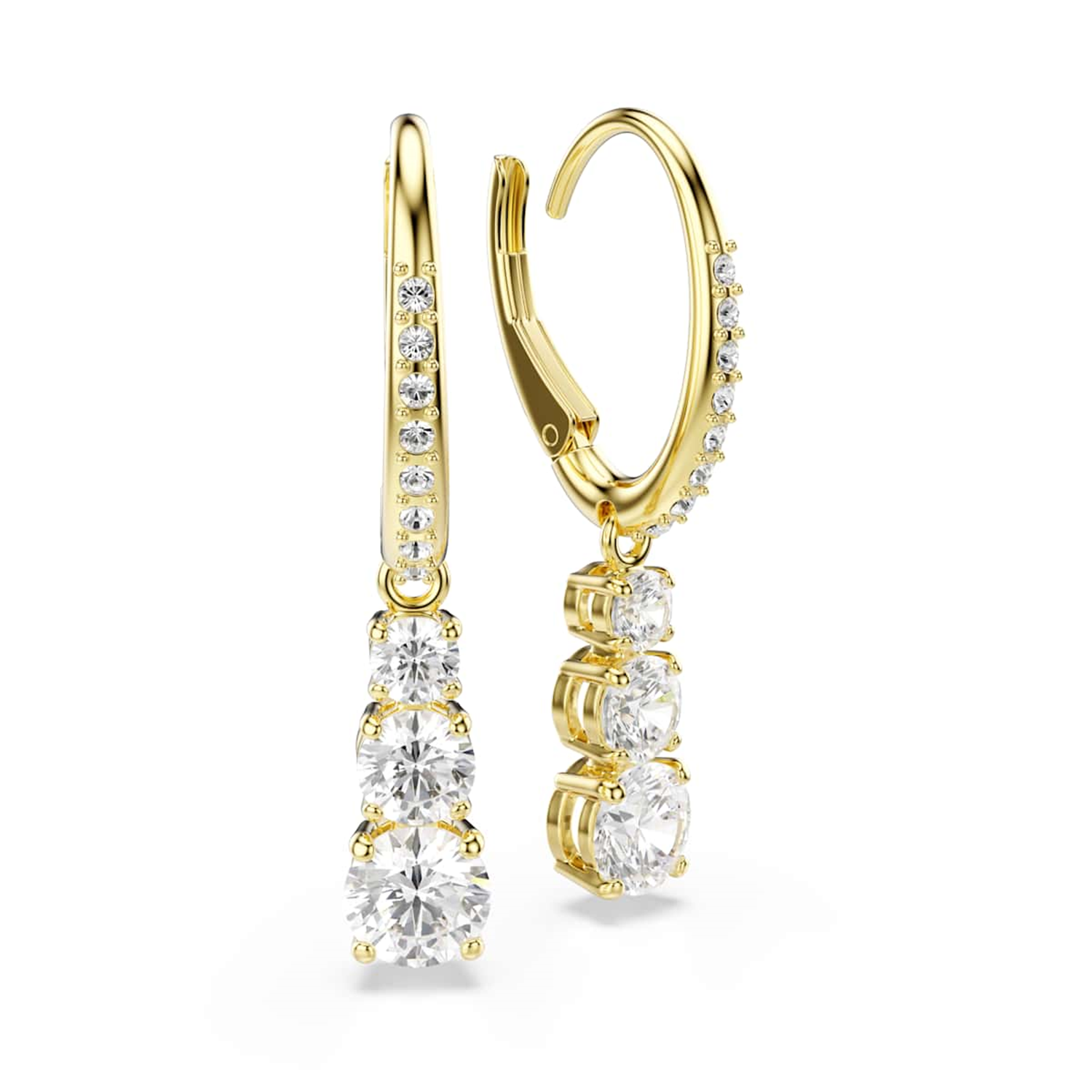 Swarovski Stilla Gold Coloured Earrings 5723300