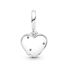 Pandora Moments 925 Sterling Silver Cats & Hearts Charm 799546C01
