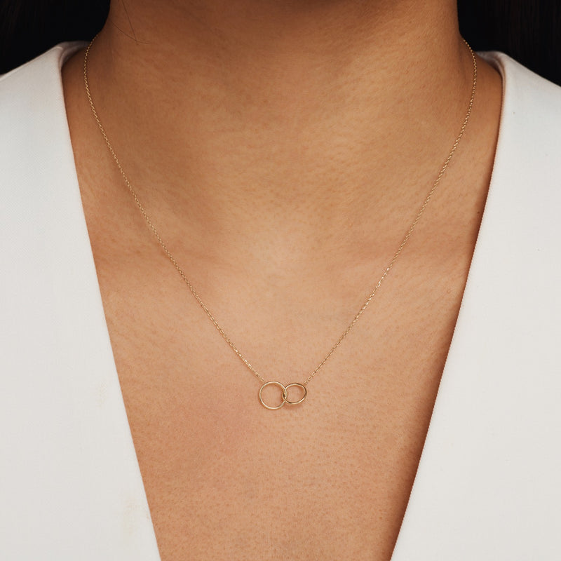 Isabel Bernard Le Marais Loulou 14 Karaat Gouden Ketting IB340132 (Lengte: 40.00-44.00 cm)-zoom-