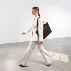 Isabel Bernard Honoré Elin Dark Brown Suede shoulder bag IB25111-131