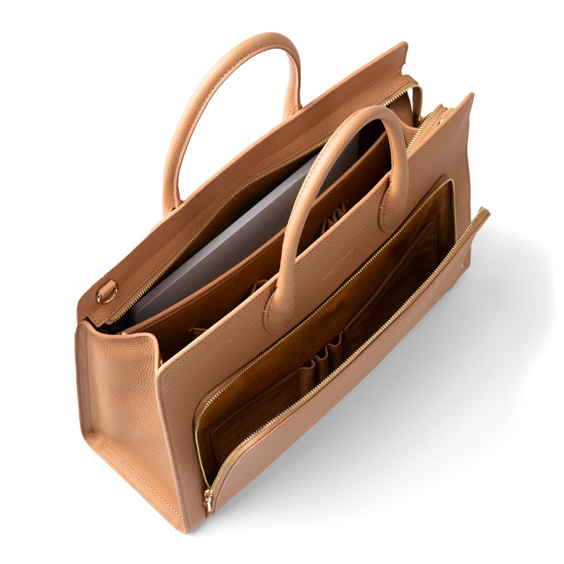 Isabel Bernard Honoré Nadine Camel Kalfsleren Handtas IB25053-zoom-