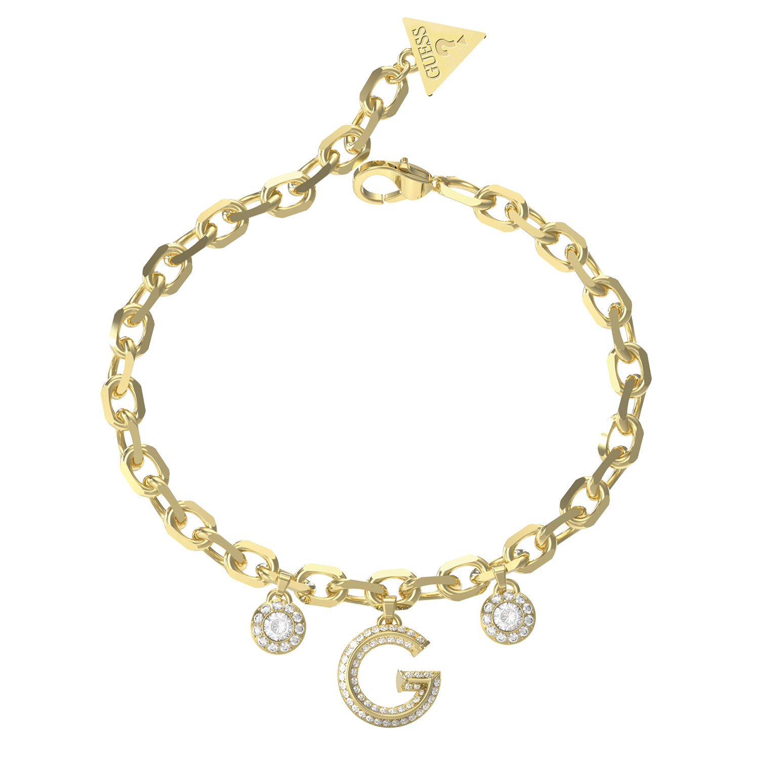 Guess G Crystal Gold Bracelet JUBB05445JWYGS
