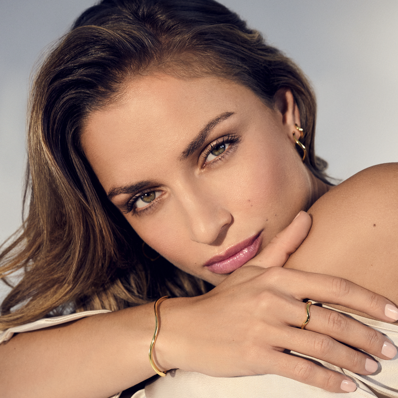 Sif Jakobs Ellera Waves Pianura Bangle Vergulde Armband SJ-BG3879-YG-zoom-