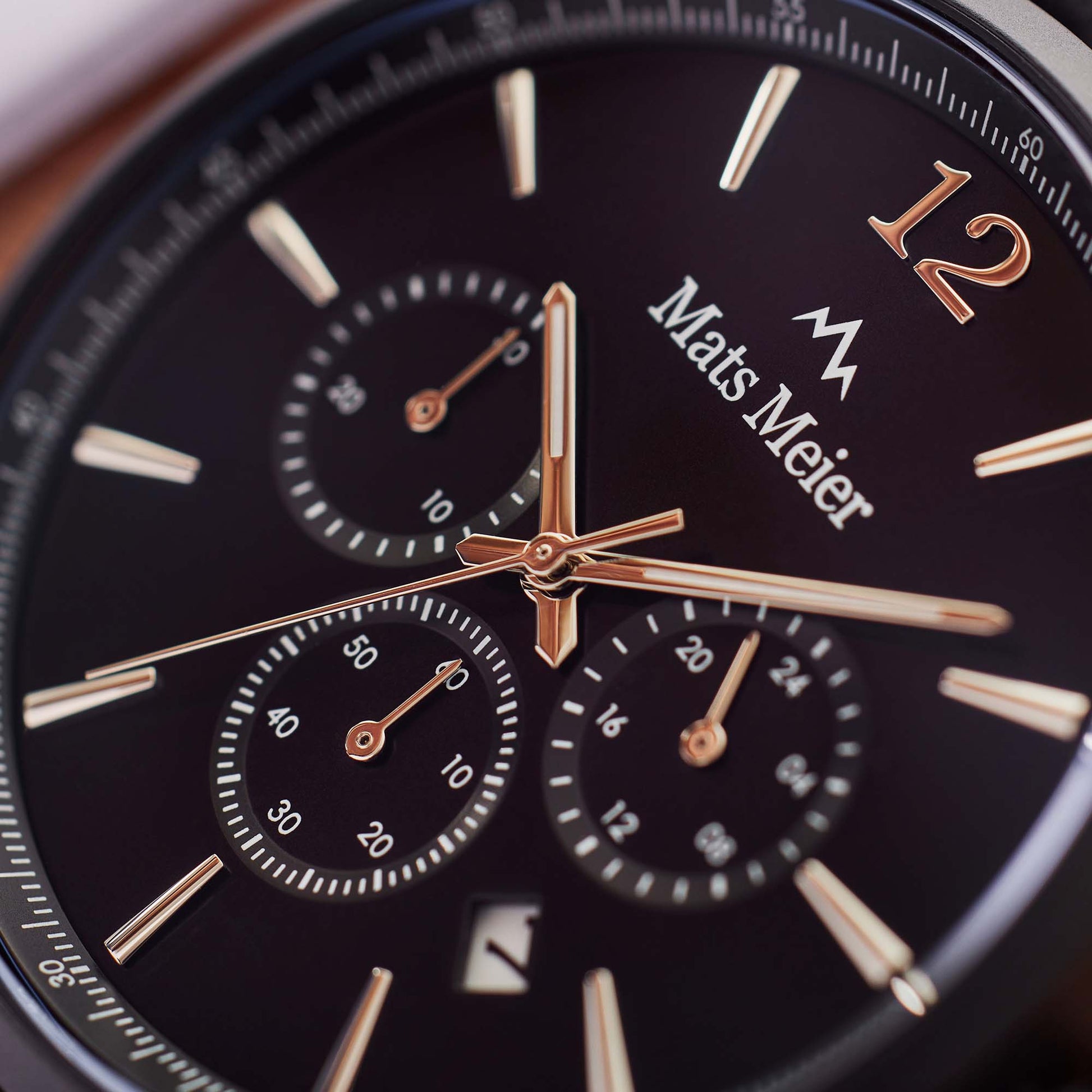 Mats Meier Grand Cornier Chrono Mat Black Watch MM00102