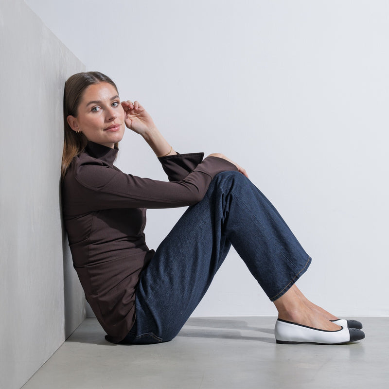 Isabel Bernard Vendôme Ynes Witte Kalfsleren Ballerinas IB51011-071-36-zoom-