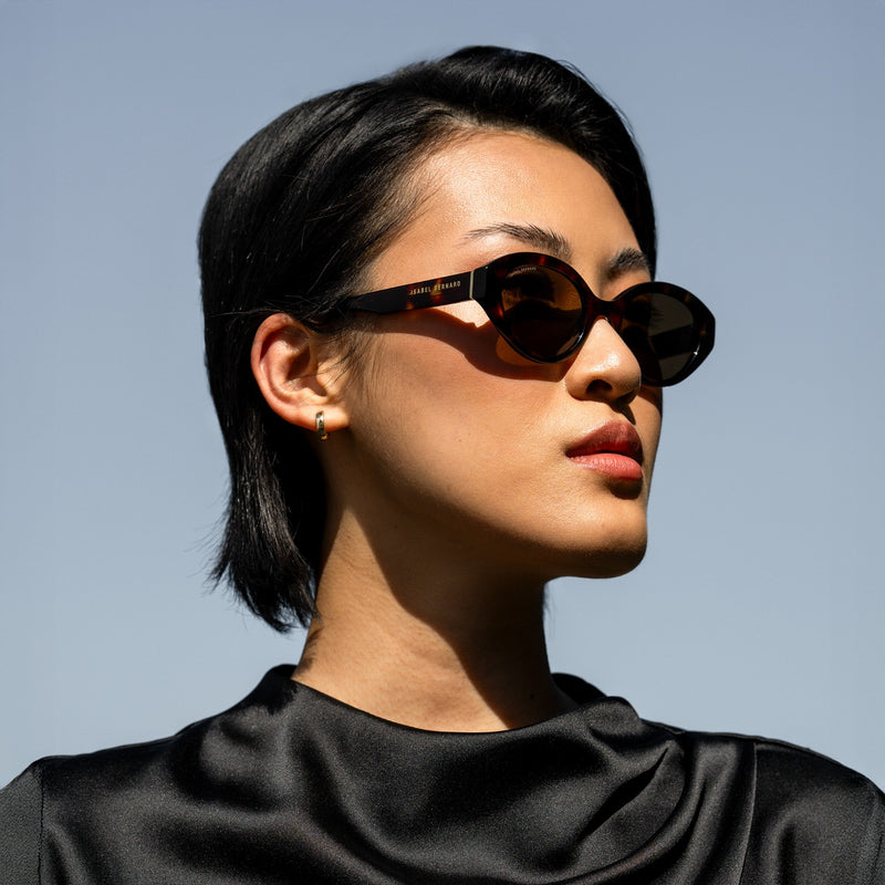 Isabel Bernard La Villette Rosaire Bruine Tortoise Ovale Zonnebril IB400002-14-14-zoom-