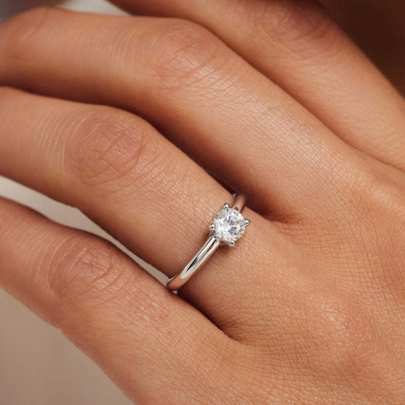 Isabel Bernard Saint Germain Soleil 14 Karaat Witgouden Ring IB330072-50 (Maat: 50)-zoom-