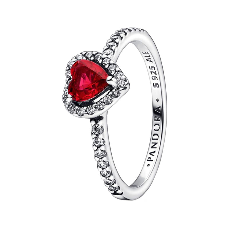 Pandora Timeless 925 Sterling Silver Heart Ring 198421C02-50-zoom-