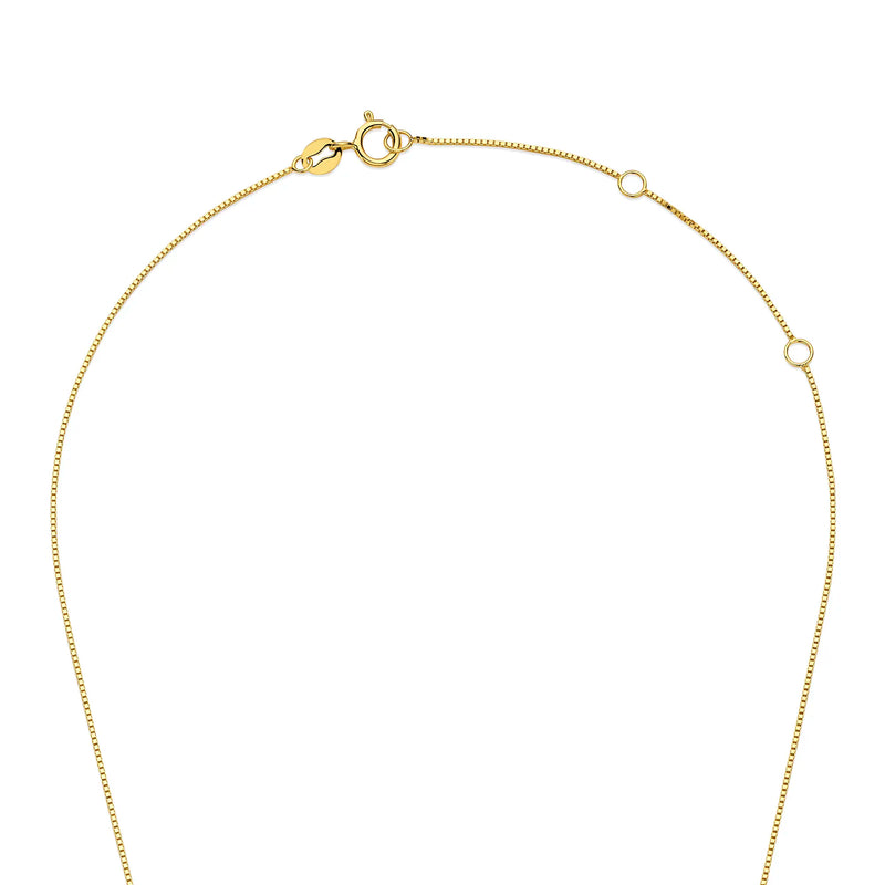 Isabel Bernard Étoiles d’Or Aquarius 14 Carat Gold Venetian Necklace With Horoscope IB340188-zoom-