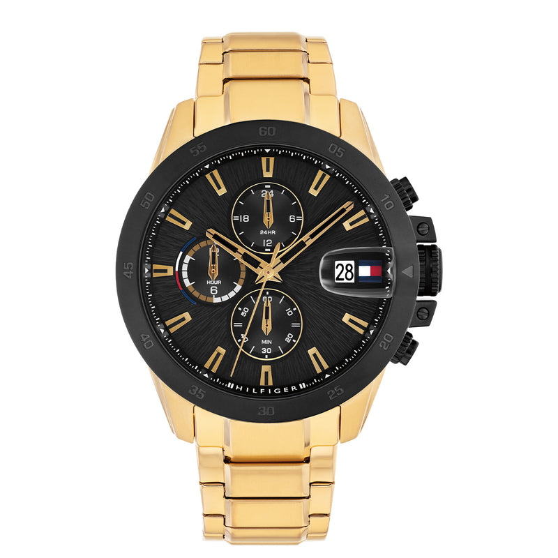 Tommy Hilfiger Jameson Gold and Black Men's Watch TH1792199-zoom-