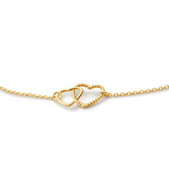 Jackie Gold Connected Love 14 Karat Gold Necklace JKN25.559