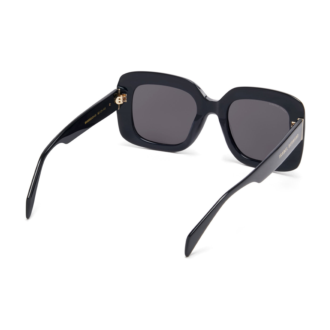 Isabel Bernard La Villette Rive Black Vierkante Sunglasses IB400003-01-01