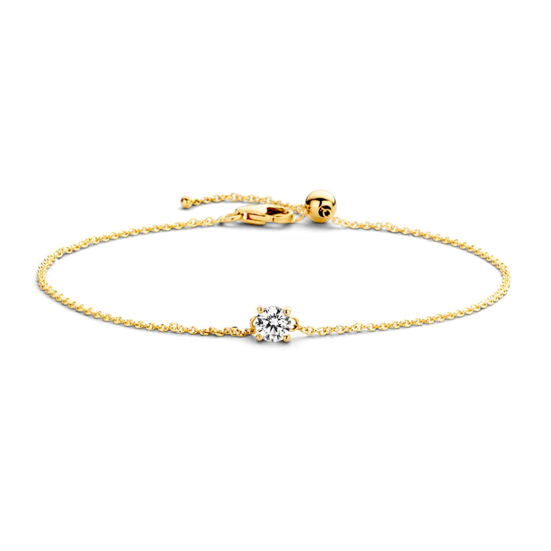 Blush 14 Karaat Gouden Armband 2166YZI (Lengte: 18.00 cm)-zoom-