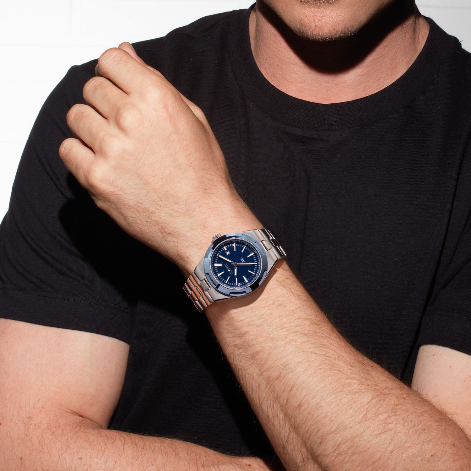 Olympic Legacy Silver and Blue Men's Watch OL75HSS005