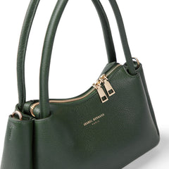 Isabel Bernard Honoré Eve Dark Green Calfskin Leather handbag IB21133-061