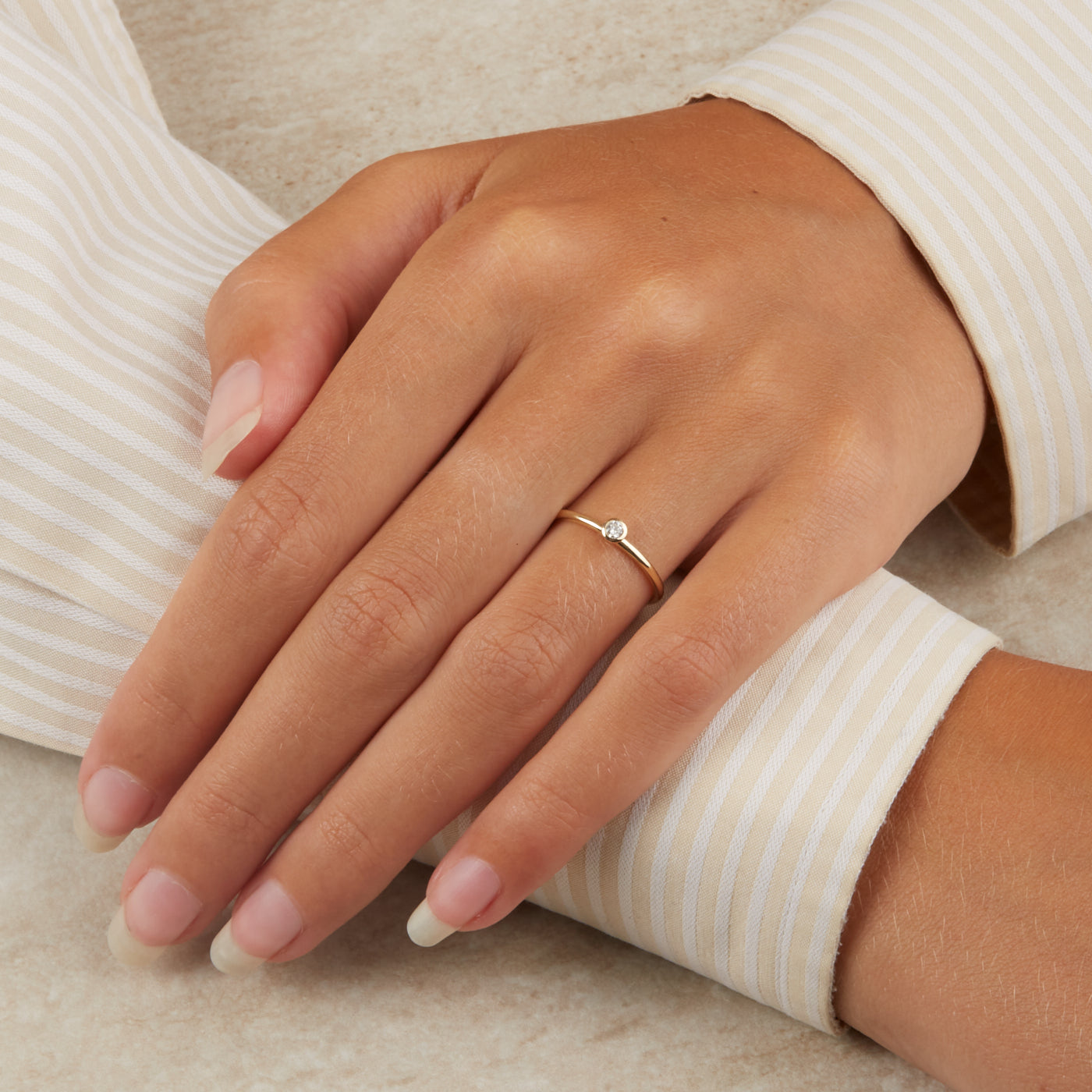 Blush 14 Carat Gold Ring 1198YZI/46 (size: 46)