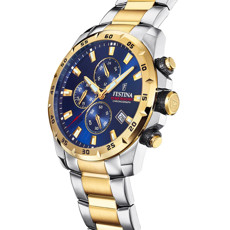 Festina Timeless Chronograph Heren Horloge F20562/2-zoom-