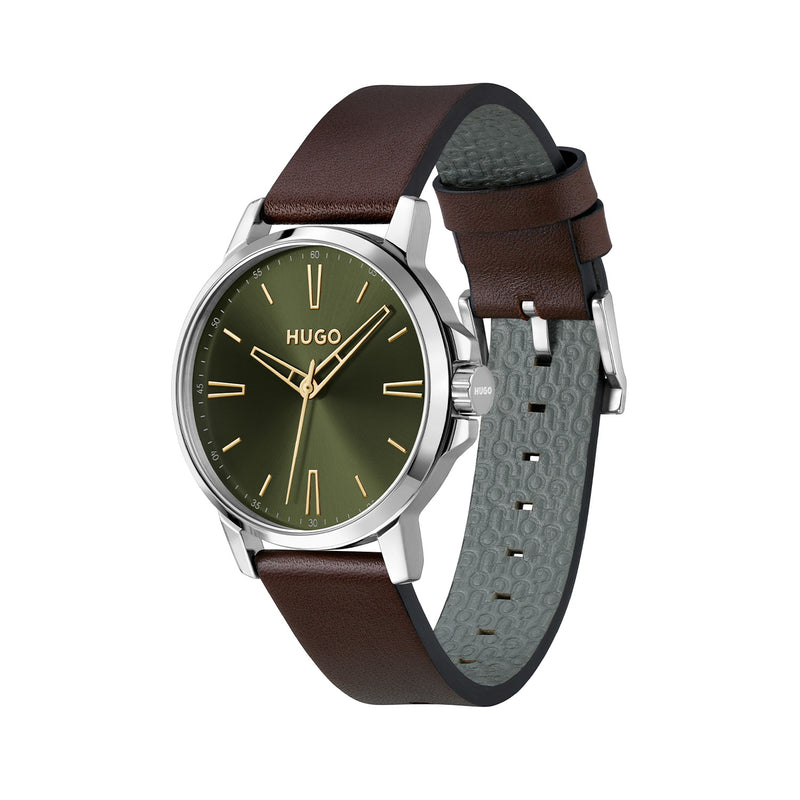 Hugo Boss #SMOOTH Silver Men's Watch HU1530418-zoom-