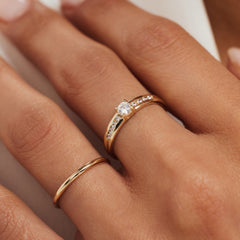 Isabel Bernard Rivoli Maryn 14 Karaat Gouden Ring IB330099-48