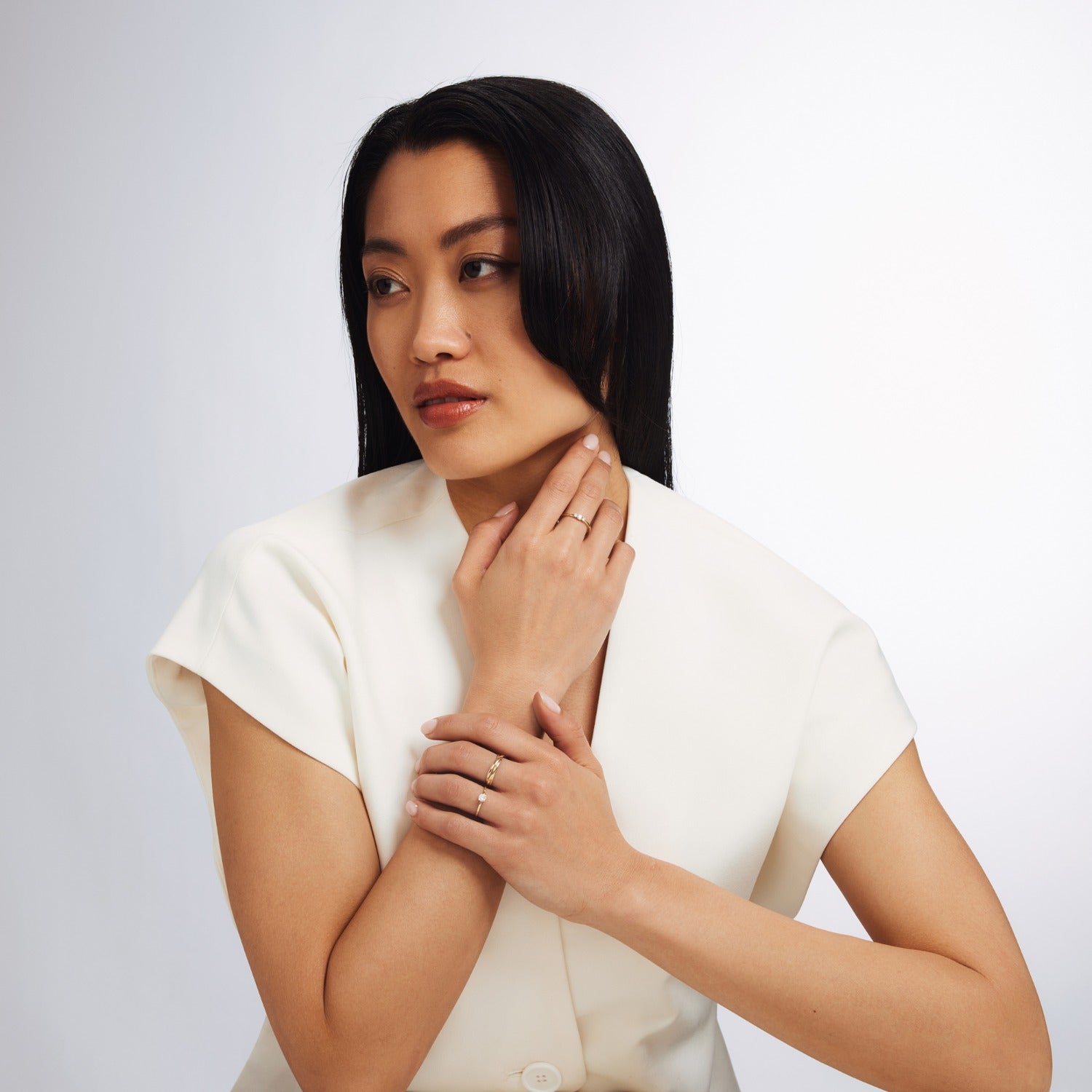 Isabel Bernard Rivoli Esmée 14 Carat Gold Ring IB330050-50