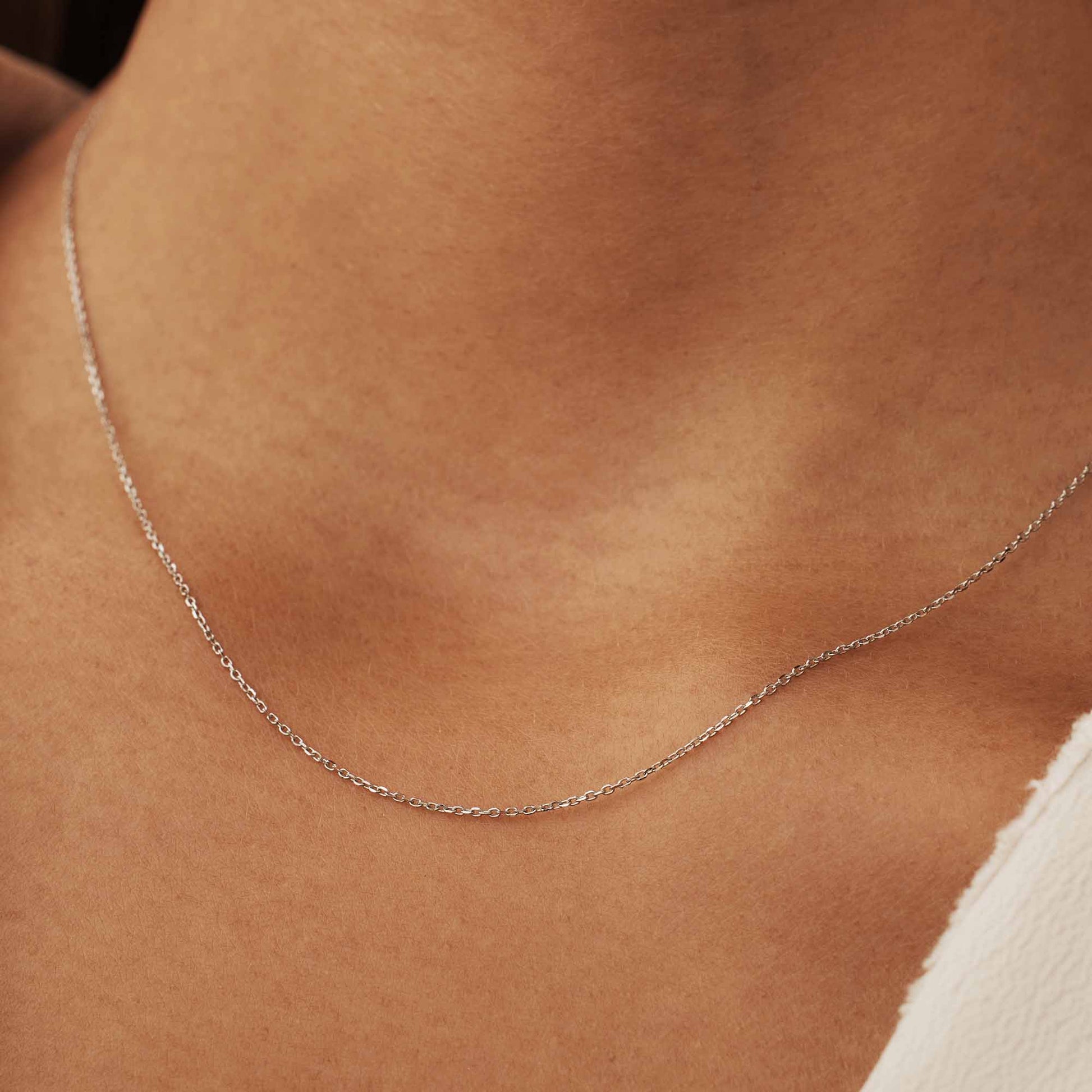 Isabel Bernard Saint Germain Nicole 14 Carat Whitegold Necklace IB340119