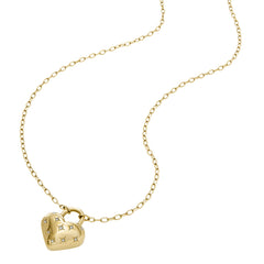 Fossil Sadie Gold Coloured Necklace JF04829710