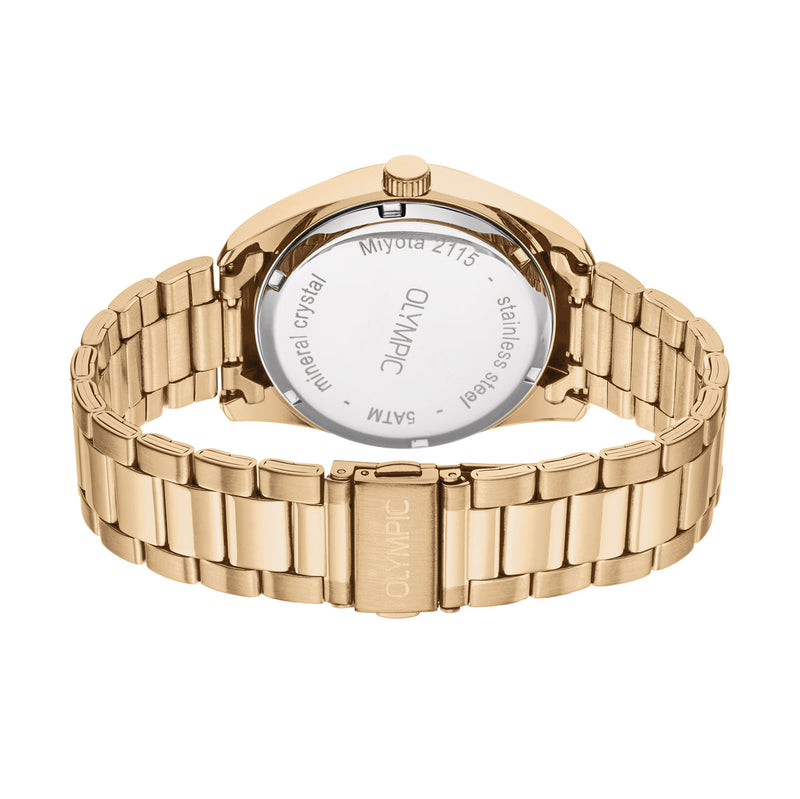 Olympic Louis Goud en Wit Herenhorloge OL75HDD001-zoom-