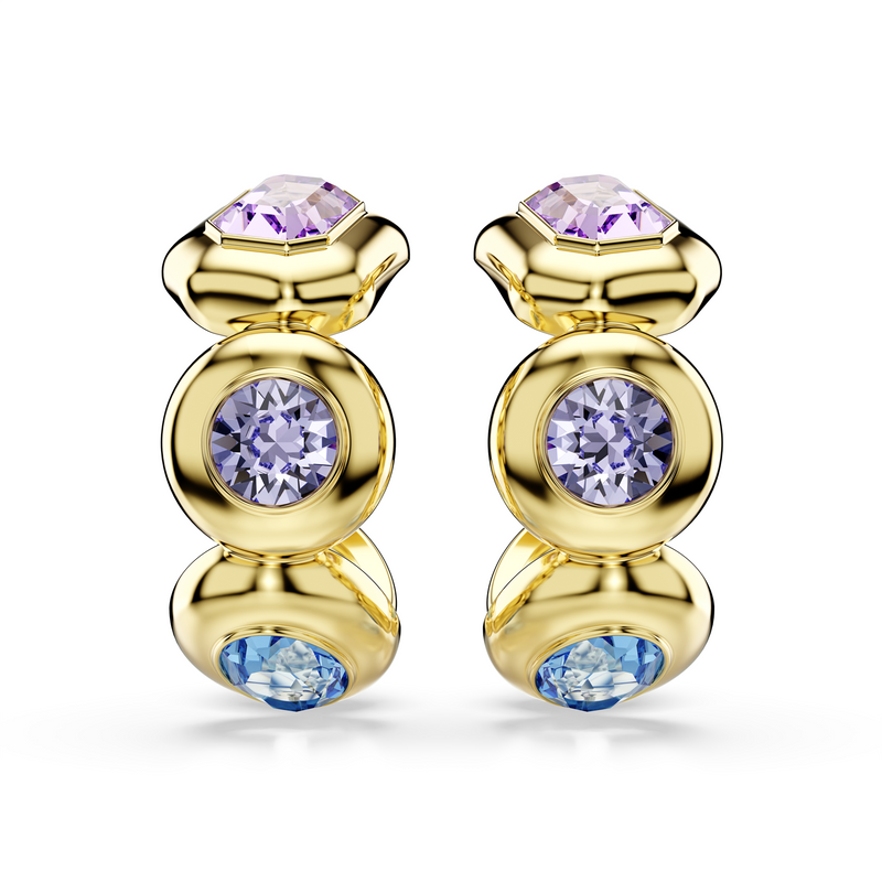 Swarovski Gema Gold Plated Earrings 5737444-zoom-