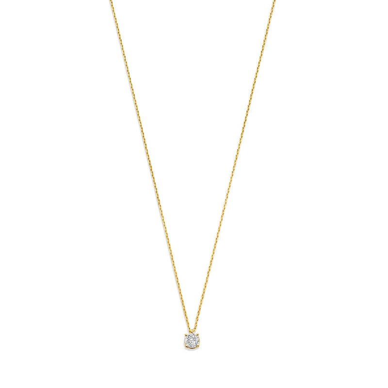 Beloro Jewels Monte Napoleone Stella 9 Karaat Ketting BO340044-zoom-