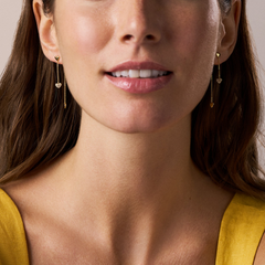 Fossil Sutton Brass Women's Earrings JA7300710