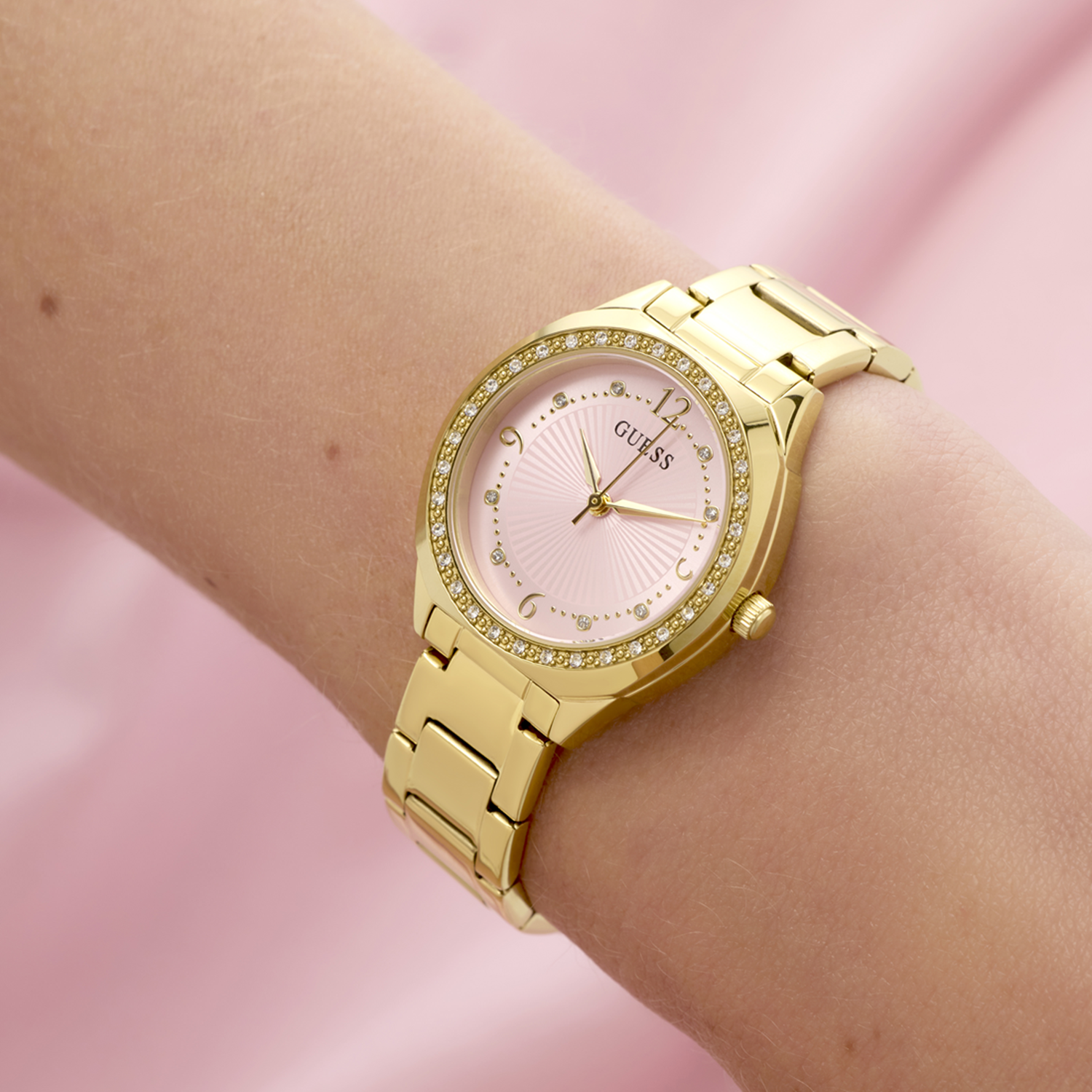 Guess Charlotte Light Pink Women's Watch GW0767L7