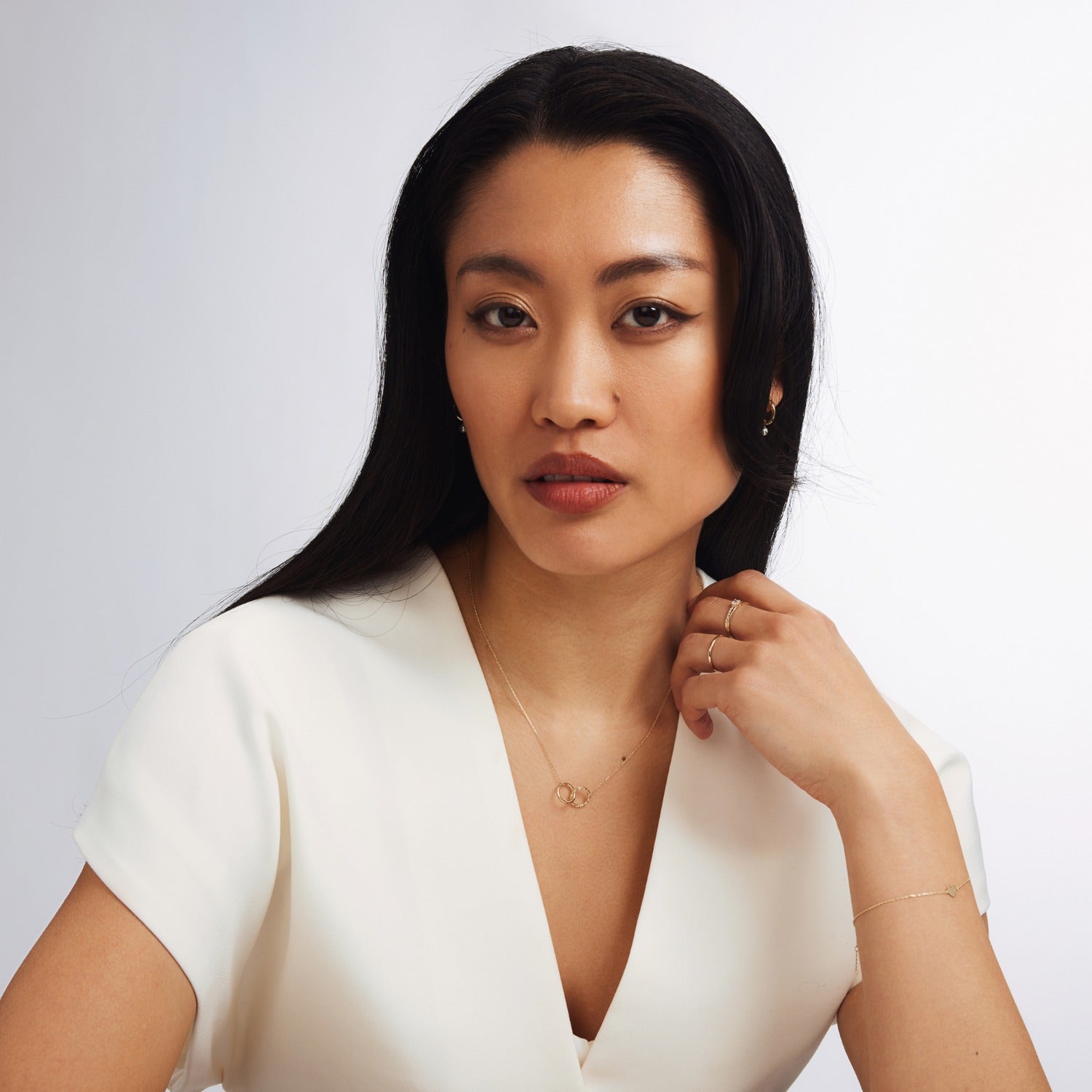 Isabel Bernard Belleville Amore 14 Carat Golden Bracelet IB320068