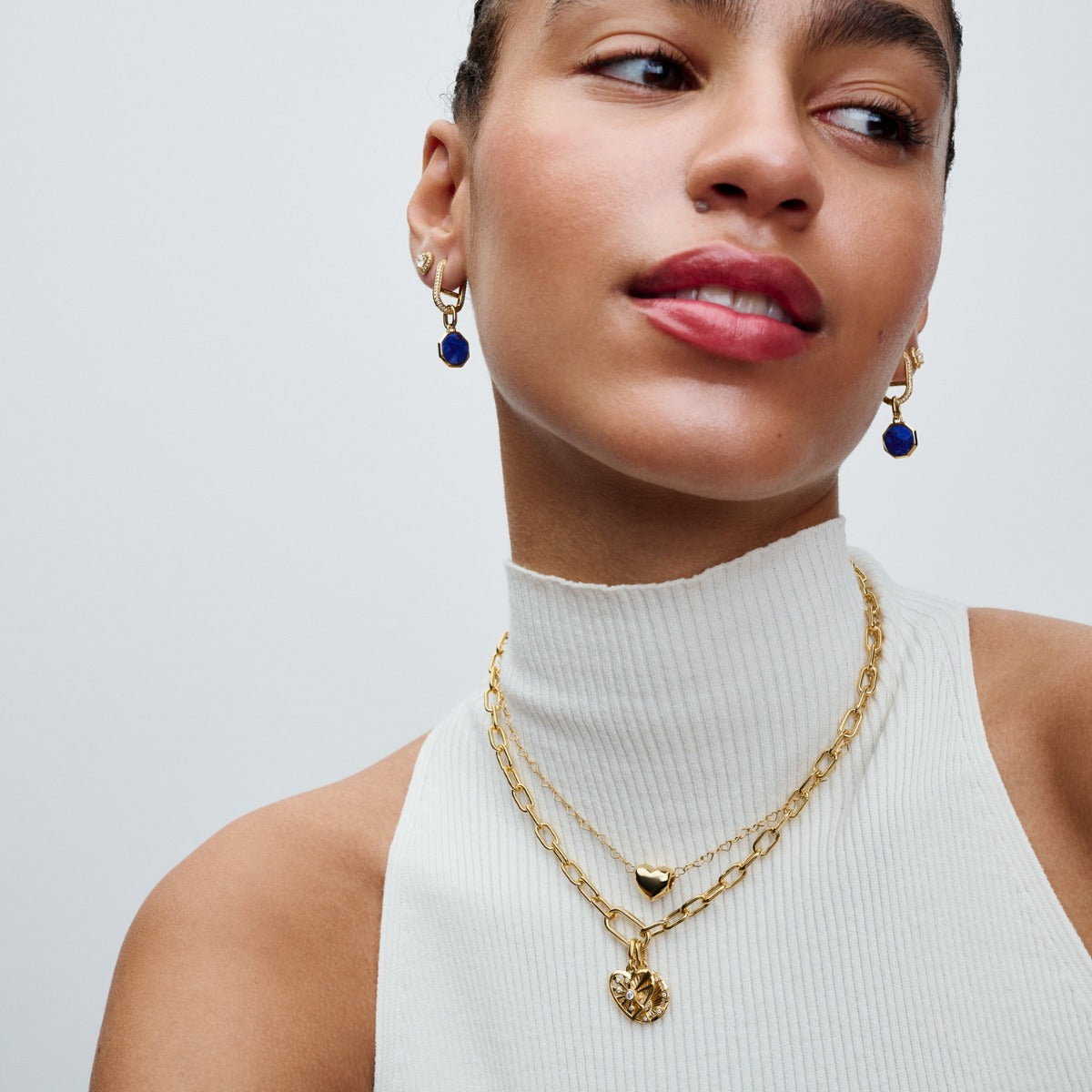 Pandora Moments 14 Karat Gold Plated Heart Charm 763439C00