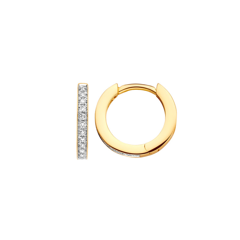 Blush Diamonds 14 Karaat Gouden Oorbellen Met Diamant 7612BDI-zoom-