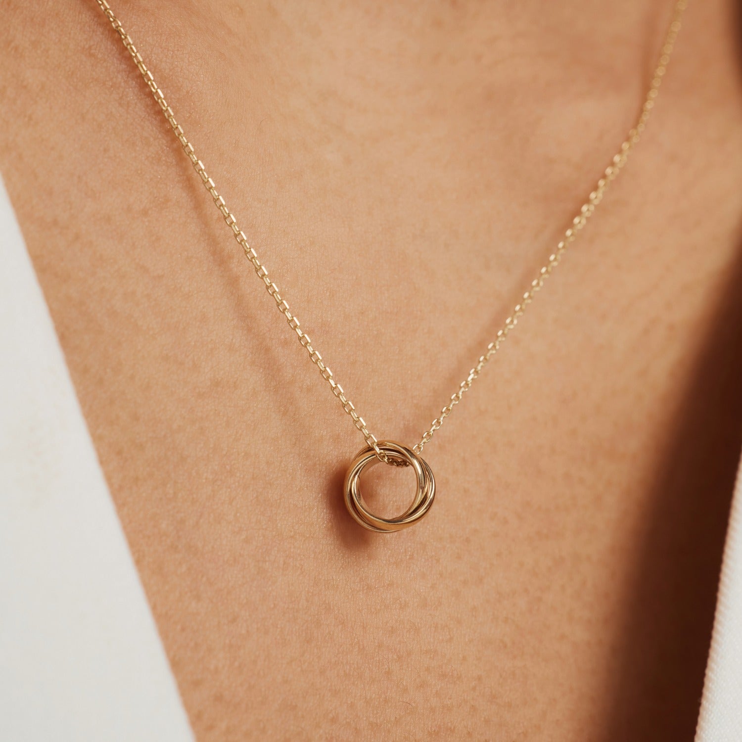 Isabel Bernard Rivoli Méline 14 Carat Golden Necklace IB340150