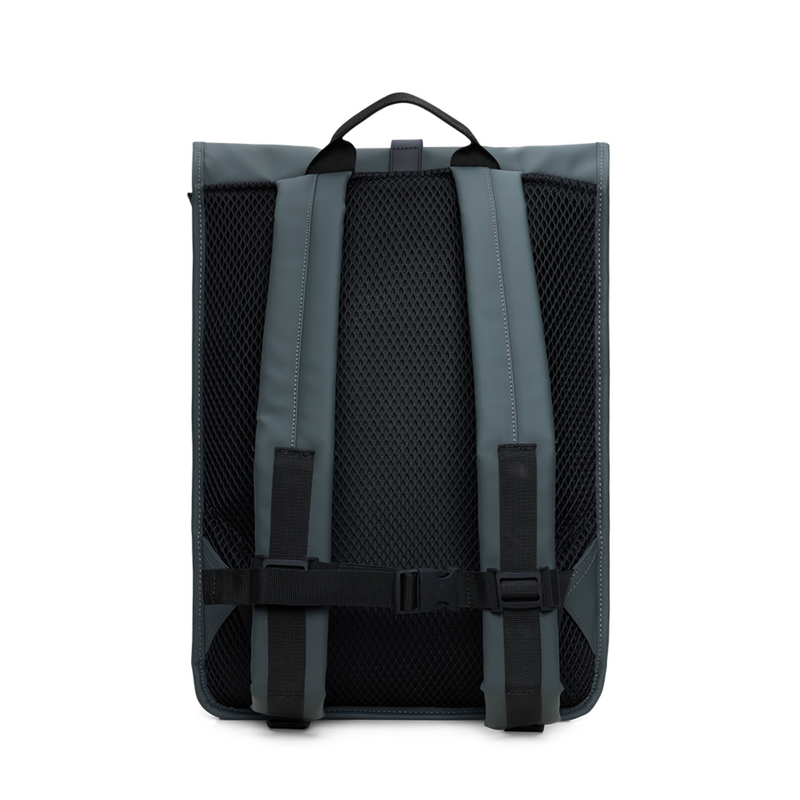 Rains Dark Grey Rolltop Backpack R13320-153-zoom-