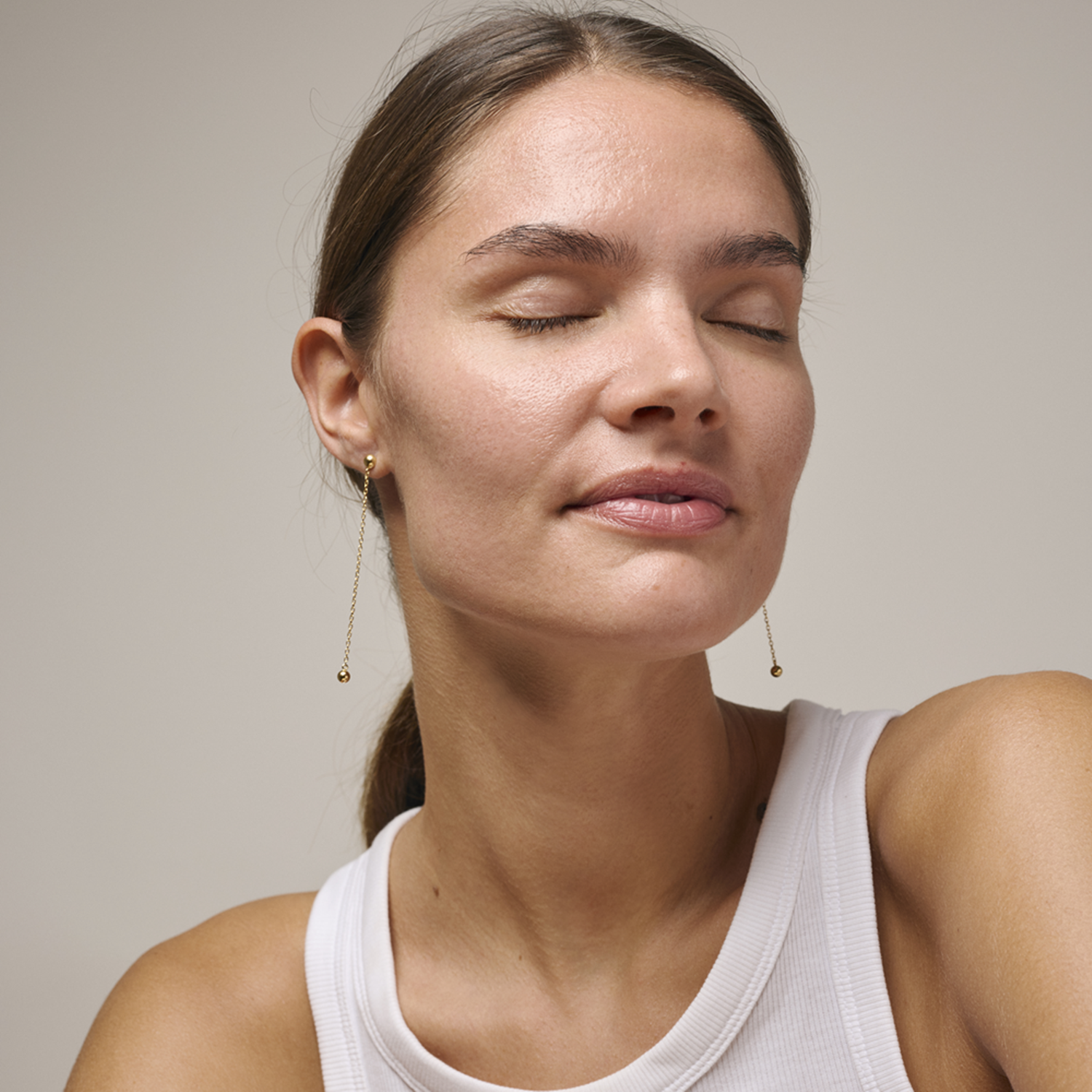 ENAMEL Copenhagen Balloon Gold Plated 80% Recycled 925 Sterling Silver Earrings E406G-GP