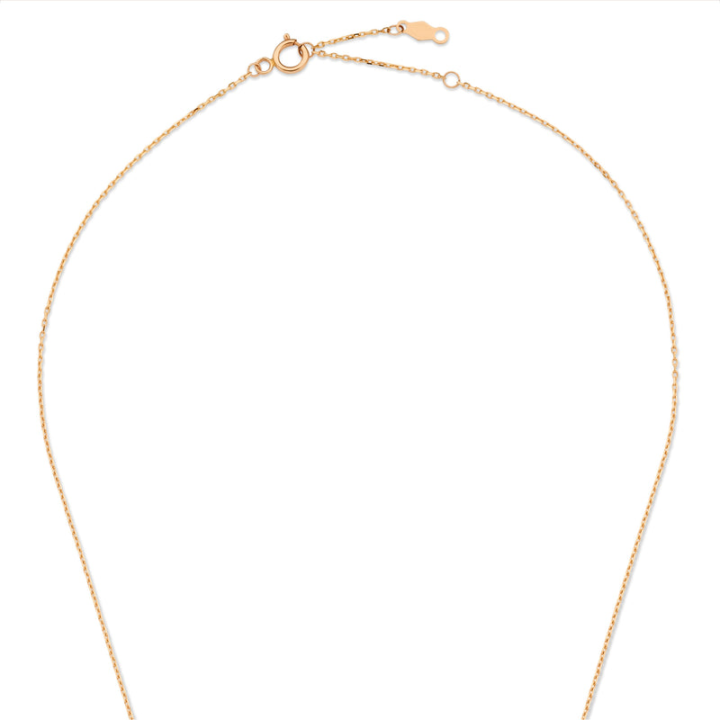 Isabel Bernard La Concorde Amore 14 Karaat Rosé Gouden Collier Met Hartje IB340063-zoom-